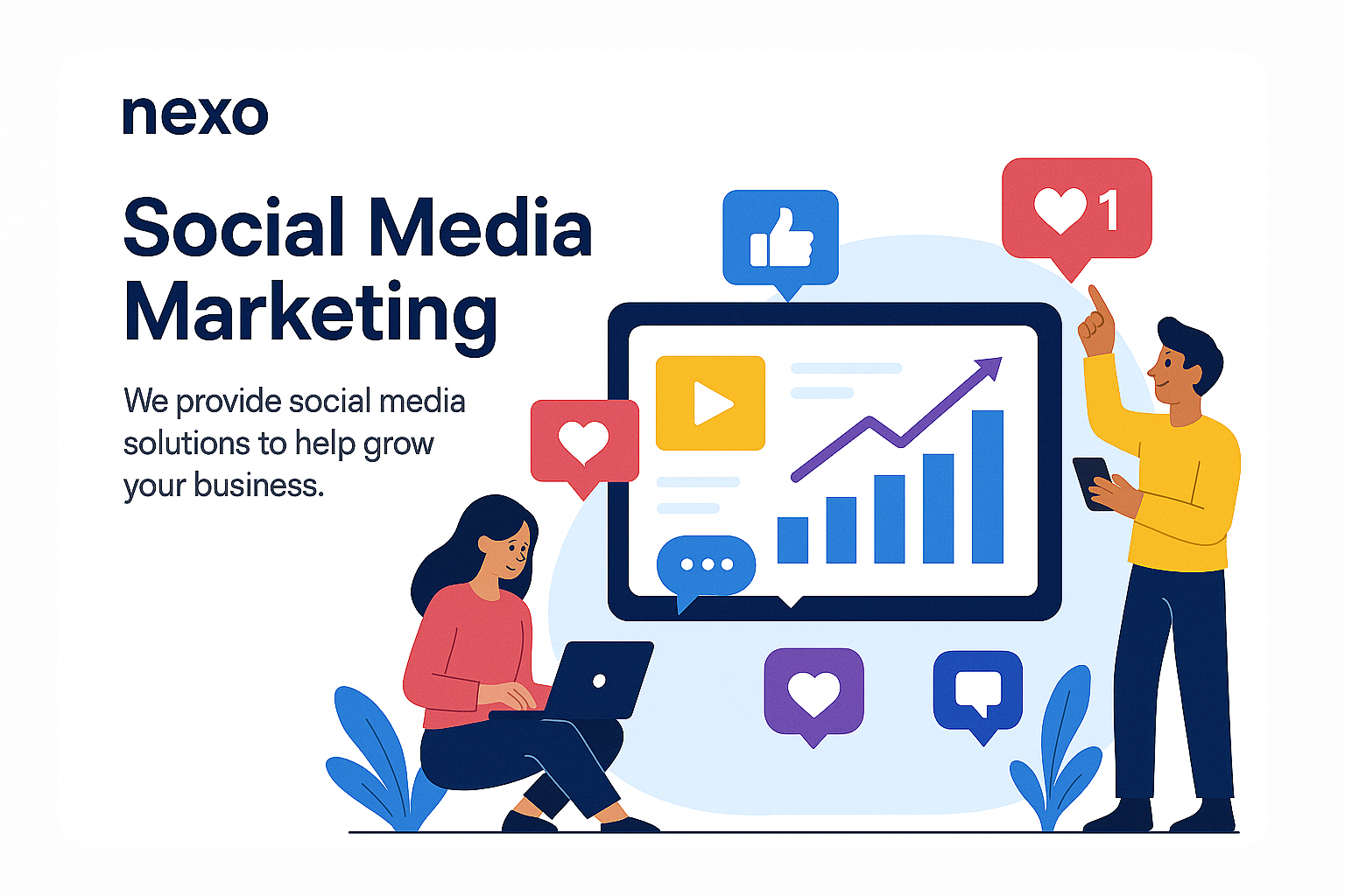 social media marketing image