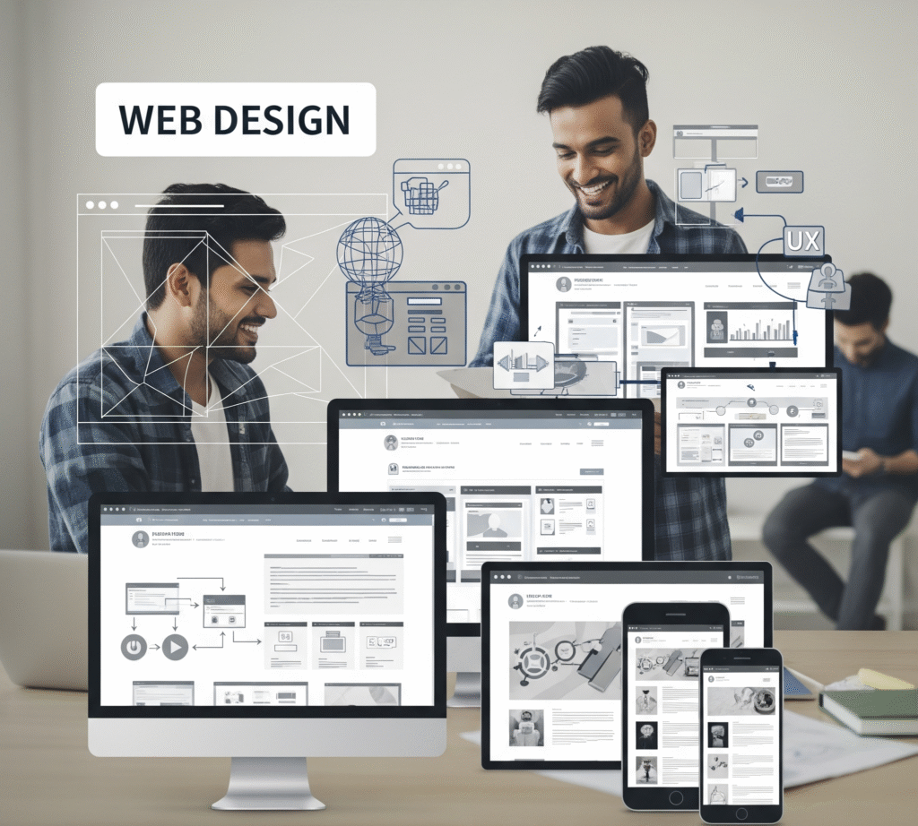 web design in calicut . web page image
